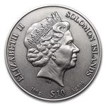 Silver One Hundred Grams 2021 Pantheon: Photo Coin, Solomon Islands, Silver One Hundred Grams 2021 Pantheon / thumbnail