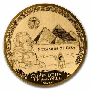 Solomon Islands / Gold Hundredth-Ounce 2023 Pyramids of Giza - reverse photo