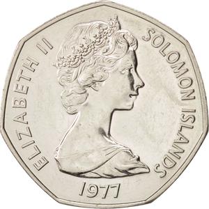 Solomon Islands / One Dollar 1977 - obverse photo