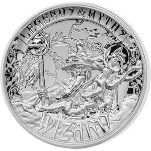 Solomon Islands / Silver Two Ounces 2017 Wizard - reverse photo