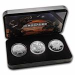 Silver Ounce 2021 Age of Dinosaurs: Photo Coin, Solomon Islands, Silver Ounce 2021 Age of Dinosaurs / thumbnail