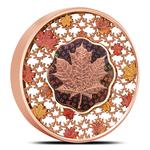 Silver Two Ounces 2023 Filigree Maple Leaf: Photo Coin, Solomon Islands, Silver Two Ounces 2023 Filigree Maple Leaf / thumbnail