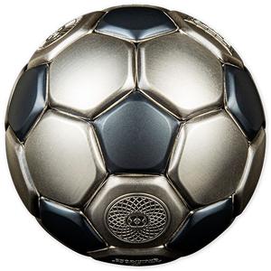Solomon Islands / Silver Three Ounces 2022 Soccer Ball - reverse photo