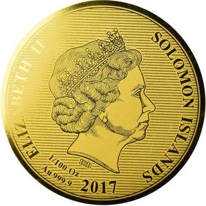 Solomon Islands / Ten Dollars Gold 2017 Double Eagle - obverse photo
