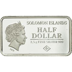 Solomon Islands / 2.5 Grams Silver 2015 London - reverse photo