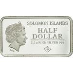 2.5 Grams Silver 2015 London: Photo Coin, Solomon Islands, 2.5 Grams Silver 2015 London / thumbnail