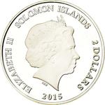 Two Dollars Silver 2015 Pyramids: Photo Coin, Solomon Islands, Two Dollars Silver 2015 Pyramids / thumbnail