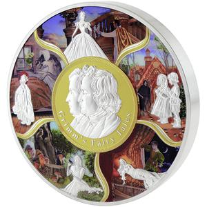 Solomon Islands / Silver Kilo 2017 Grimm's Fairy Tales - reverse photo