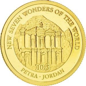 Solomon Islands / Ten Dollars Gold 2007 Petra - reverse photo