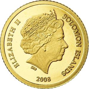 Solomon Islands / Five Dollars Gold 2008 Daedalus - obverse photo
