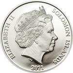Ten Dollars Silver 2011 Dugong Dugon: Photo Coin, Solomon Islands, Ten Dollars Silver 2011 Dugong Dugon / thumbnail