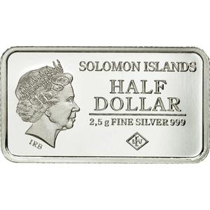 Solomon Islands / 2.5 Grams Silver 2015 Athens - reverse photo