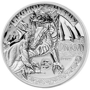 Solomon Islands / Silver Two Ounces 2018 Dragon - reverse photo
