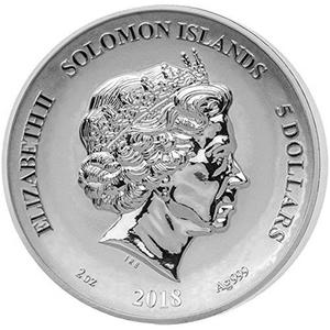 Solomon Islands / Silver Two Ounces 2018 Centaur - obverse photo