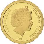 Five Dollars Gold 2011 Dugong Dugon: Photo Coin, Solomon Islands, Ten Dollars Gold 2011 Dugong Dugon / thumbnail