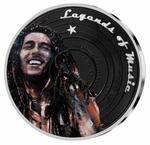 Solomon Islands / Silver Ounce 2019 Bob Marley - reverse photo