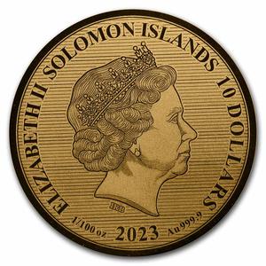 Solomon Islands / Gold Hundredth-Ounce 2023 First Gold Rush - obverse photo