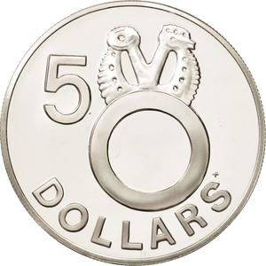 Solomon Islands / Five Dollars 1978 - reverse photo