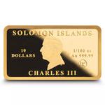 Gold Hundredth-Ounce 2024 Eagle: Photo Coin, Solomon Islands, Gold Hundredth-Ounce 2024 Eagle / thumbnail