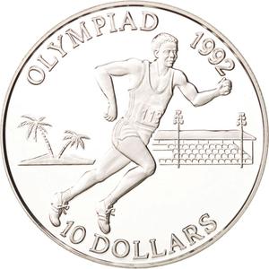 Solomon Islands / Ten Dollars 1991 Runner - reverse photo
