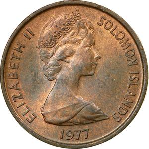 Solomon Islands / One Cent 1977 - obverse photo