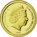 Five Dollars Gold 2011 Statue of Zeus: Photo Coin, Solomon Islands, Ten Dollars Gold 2011 Statue of Zeus / thumbnail