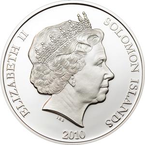 Solomon Islands / Ten Dollars Silver 2010 Mother Teresa - obverse photo