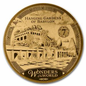 Solomon Islands / Gold Hundredth-Ounce 2023 Hanging Gardens - reverse photo