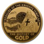 Gold Hundredth-Ounce 2023 Knights Templar: Photo Coin, Solomon Islands, Gold Hundredth-Ounce 2023 Knights Templar / thumbnail