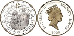 Solomon Islands / Silver Ounce 2006 Queen's Birthday - obverse photo