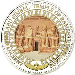 Solomon Islands / Two Dollars Silver 2015 Abu Simbel - obverse photo