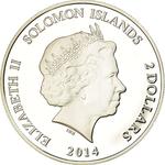 Two Dollars Silver 2014 Ra: Photo Coin, Solomon Islands, Two Dollars Silver 2014 Ra / thumbnail