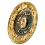 Gold Two Ounces 2021 Confucius: Photo Coin, Solomon Islands, Gold Two Ounces 2021 Confucius / thumbnail