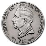 Silver One Hundred Grams 2025 Statue of Zeus: Photo Coin, Solomon Islands, Silver One Hundred Grams 2025 Statue of Zeus / thumbnail