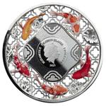 Solomon Islands / Silver Two Ounces 2023 Koi Fish Filigree - obverse photo