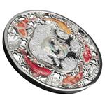Solomon Islands / Silver Two Ounces 2023 Koi Fish Filigree - reverse photo