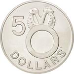 Five Dollars 1977: Photo Coin, Solomon Islands, Five Dollars 1977 / thumbnail