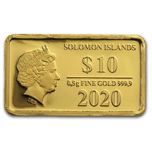 Solomon Islands / Gold Half Gram 2020 Ares - obverse photo