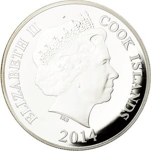 Solomon Islands / One Ounce Silver 2014 The Timepiece - obverse photo