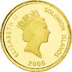 Ten Dollars Gold 2005 John Lennon: Photo Coin, Solomon Islands, Ten Dollars Gold 2005 John Lennon / thumbnail