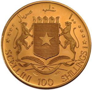 Somalia / One Hundred Shillings 1966 - reverse photo