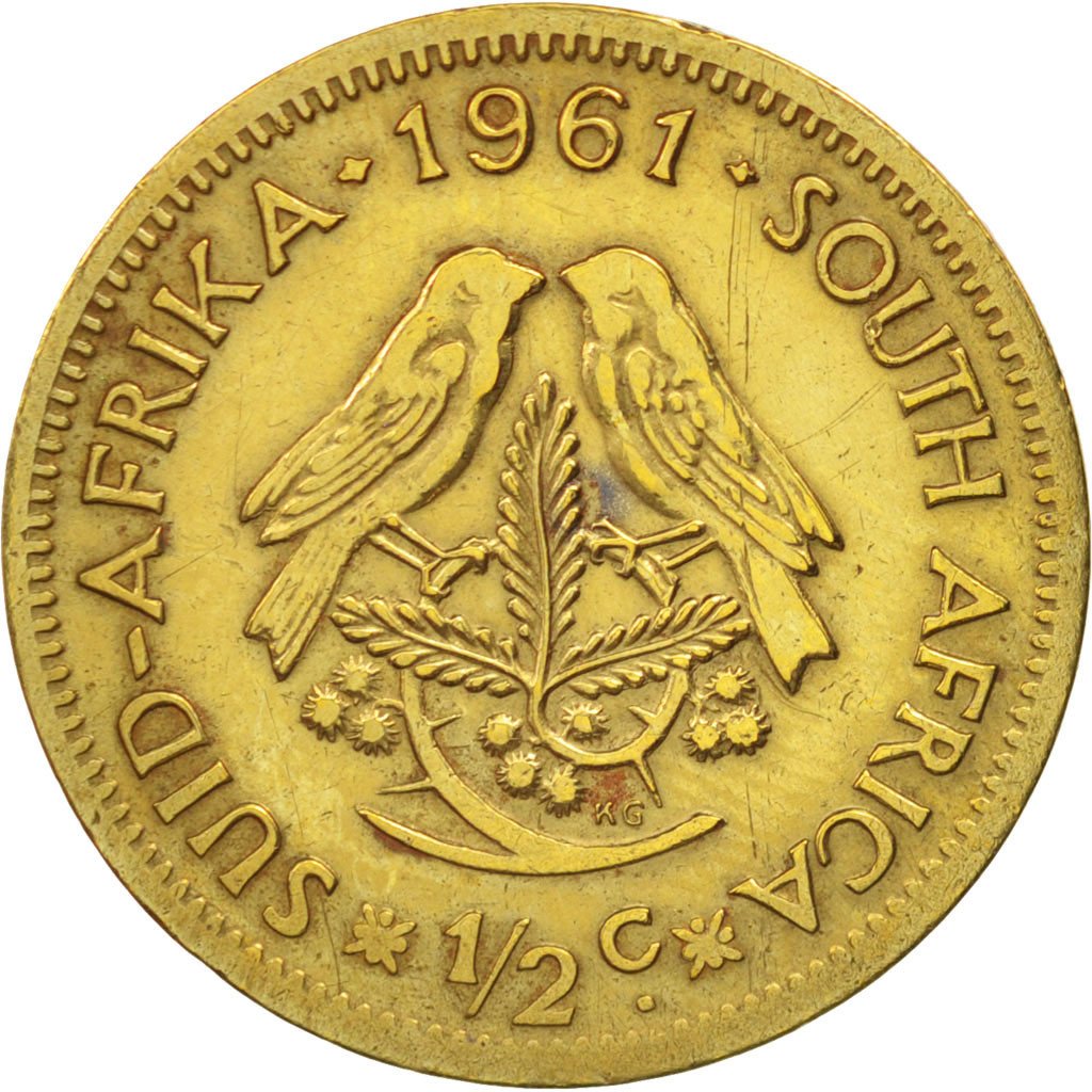 Half Cent 1961 Coin From South Africa Online Coin Club