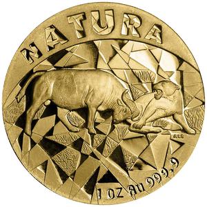 South Africa / Gold Ounce 1997 Natura - Buffalo - reverse photo