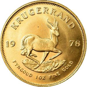 South Africa / Gold Ounce 1978 Krugerrand - reverse photo