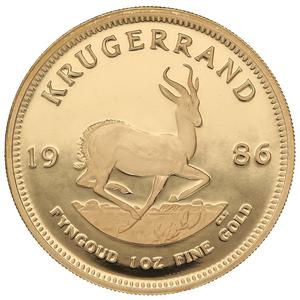 South Africa / Gold Ounce 1986 Krugerrand - reverse photo