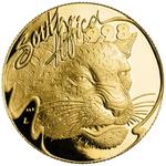 Gold Ounce 1998 Natura - Leopard: Photo Coin, South Africa, Gold Ounce 1998 Natura - Leopard / thumbnail