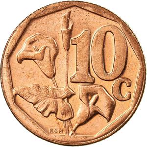 South Africa / Ten Cents 2014 - reverse photo