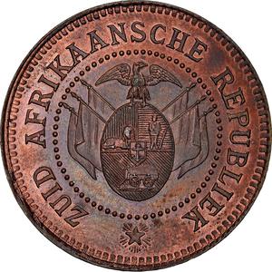 South Africa / Pattern Penny 1874 Transvaal - obverse photo