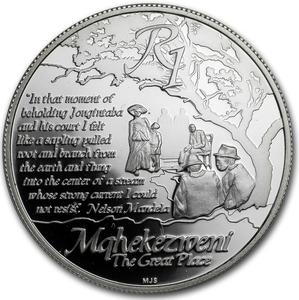 South Africa / Silver Rand 2013 Nelson Mandela - Childhood - reverse photo
