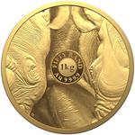 South Africa / Gold Kilo 2022 Big Five - Rhino - reverse photo